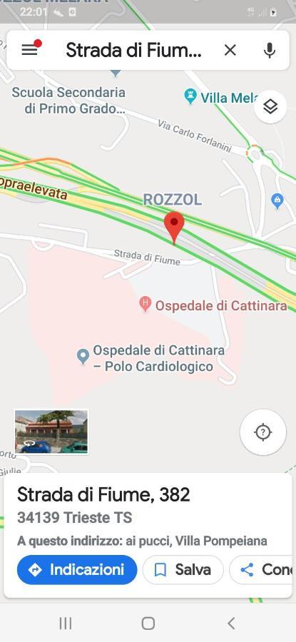A Casa Di Silvy Villa Trieste Exteriör bild